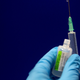 A dose of the Pfizer/BioNTech vaccine being prepped for use